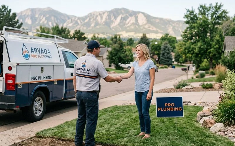 Property restored after a sewer line repair