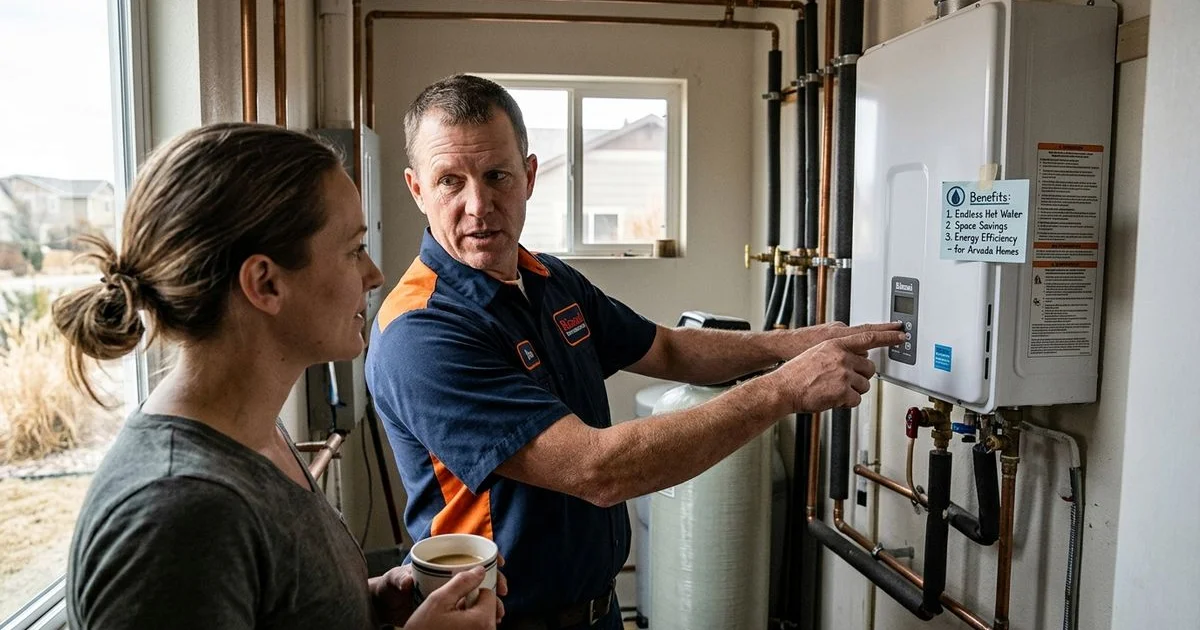 Tankless water heater benefits